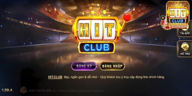 Truy cập vào website Hitclub